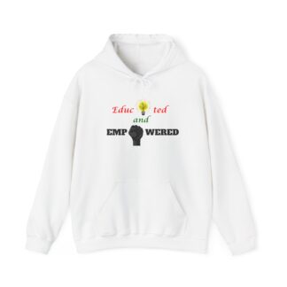 Educated and Empowered Black Power Fist Hoodie