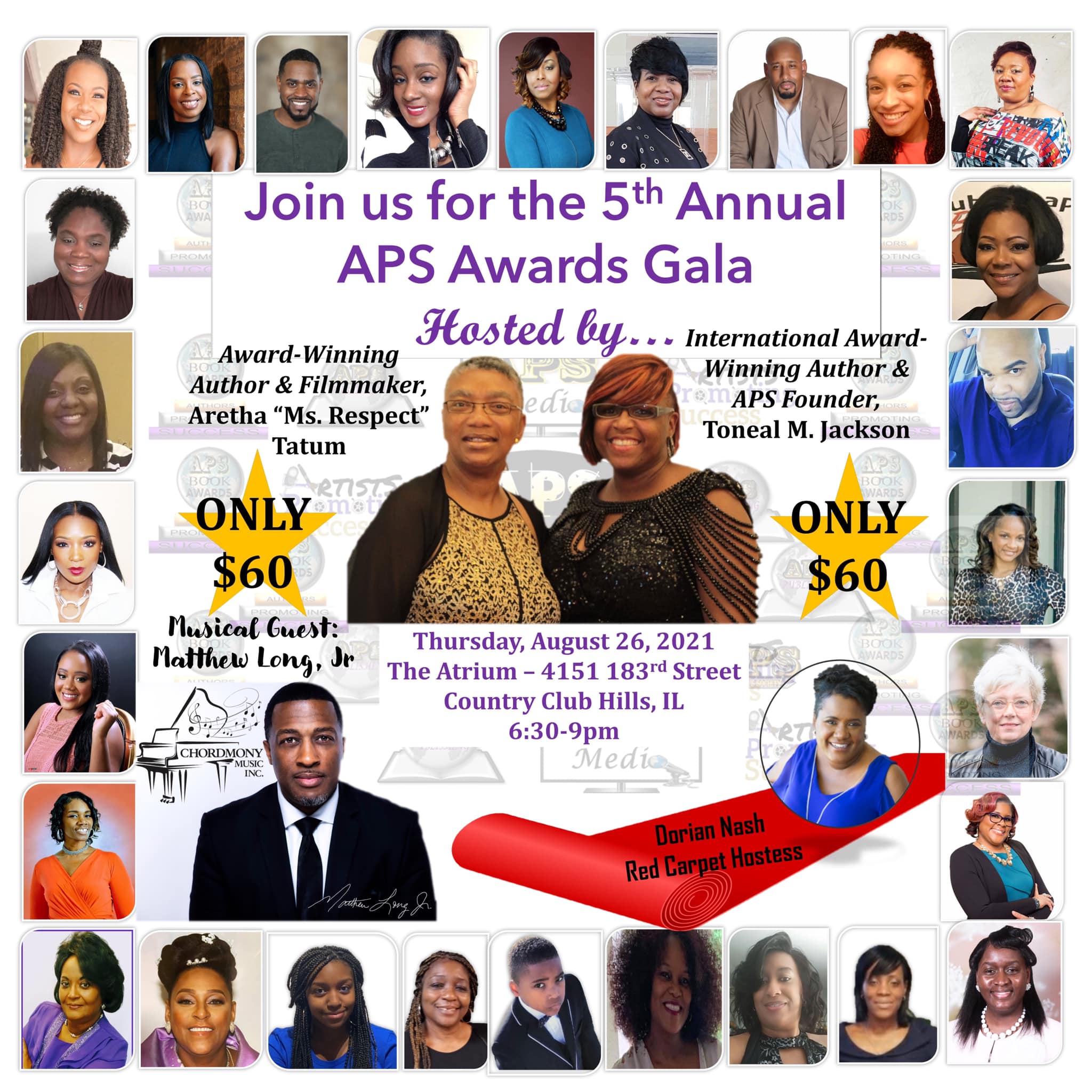 Smiling guests at Awards Gala