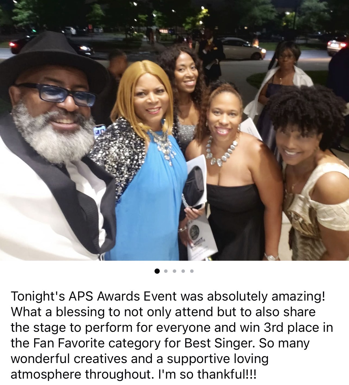 Gala stage or honorees