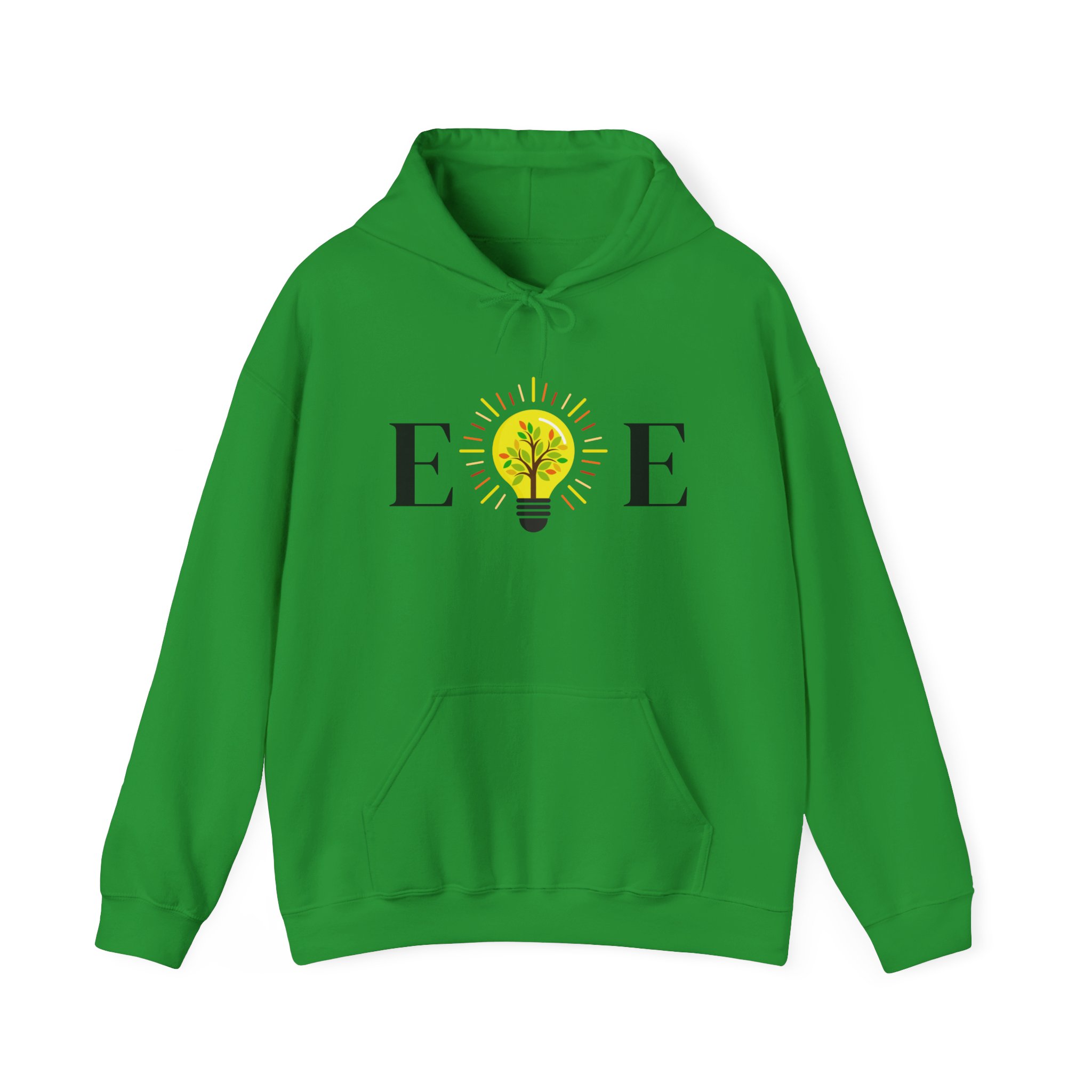 Hope Lightbulb Hoodie — 'EAE' Graphic Sweatshirt - Image 9