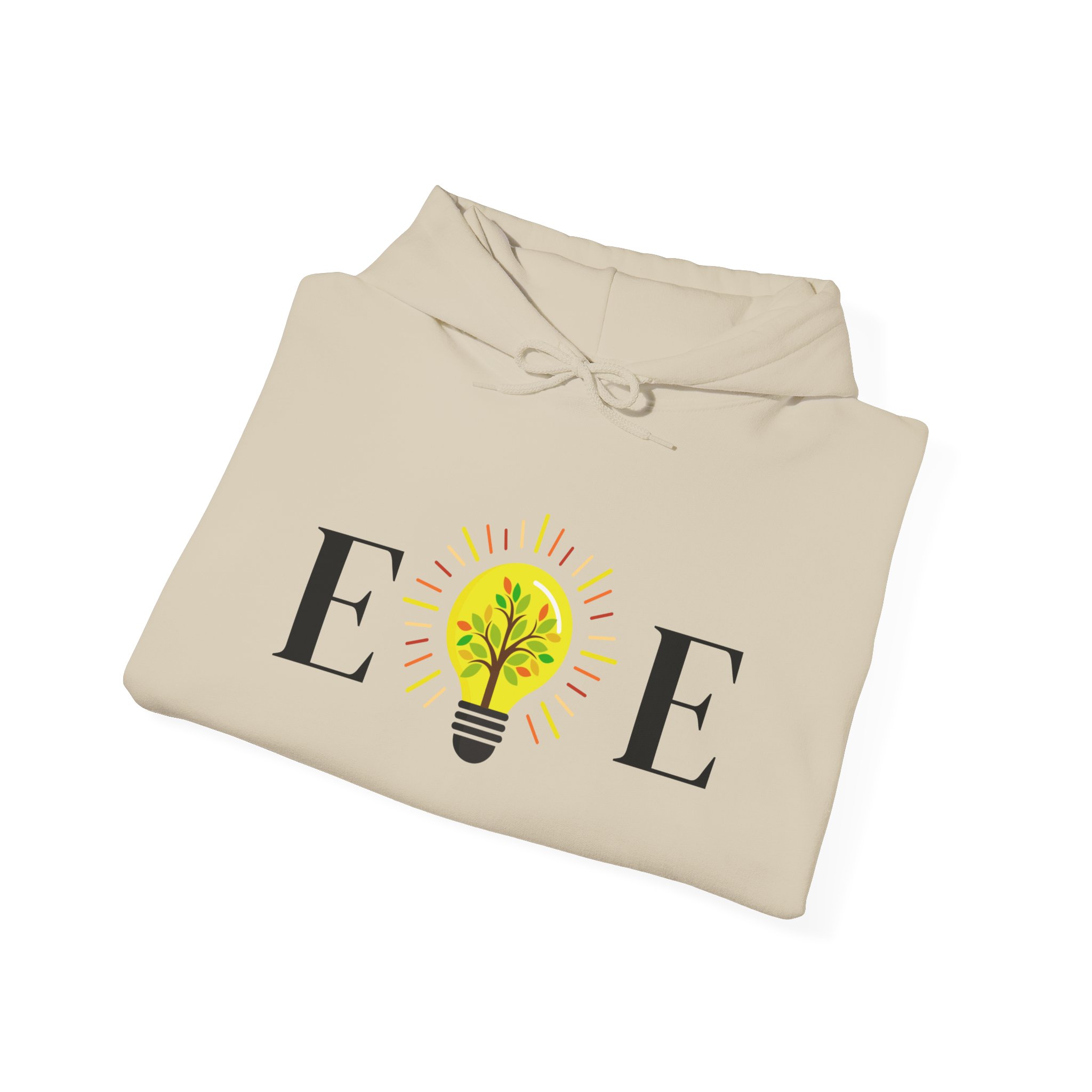 Hope Lightbulb Hoodie — 'EAE' Graphic Sweatshirt - Image 8