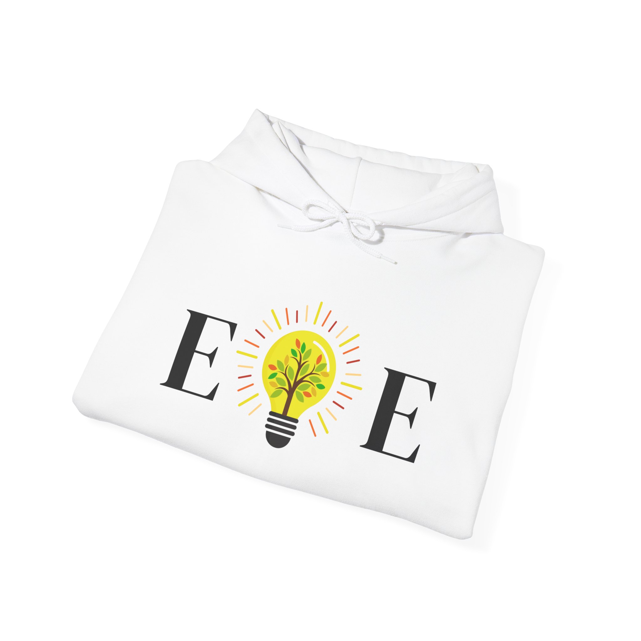 Hope Lightbulb Hoodie — 'EAE' Graphic Sweatshirt - Image 4