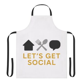 Let's Get Social Apron — Social Media & Foodie Cooking Apron